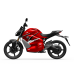 Электромотоцикл WHITE SIBERIA SUPER SOCO STREET HUNTER PRO