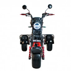 Электроскутер Citycoco WS-PRO+ Trike 3000w 21Ah - Черный
