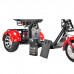 Электроскутер Citycoco WS-PRO+ trike 3000w 21ah (красный)