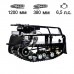 Мотобуксировщик Мужик M380 (мини)
